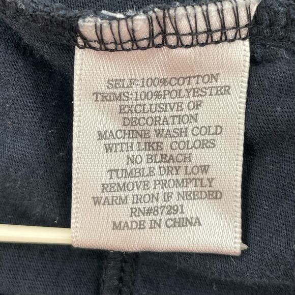 Johnny Was JWLA Black Dress Off Shoulder Long Sleeve Floral Embroidered Size S - Picture 9 of 12